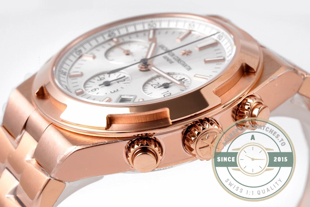Replica Vacheron Constantin Overseas 42mm Rose Gold 5500V000R-B074 - Luxury Replica Watch