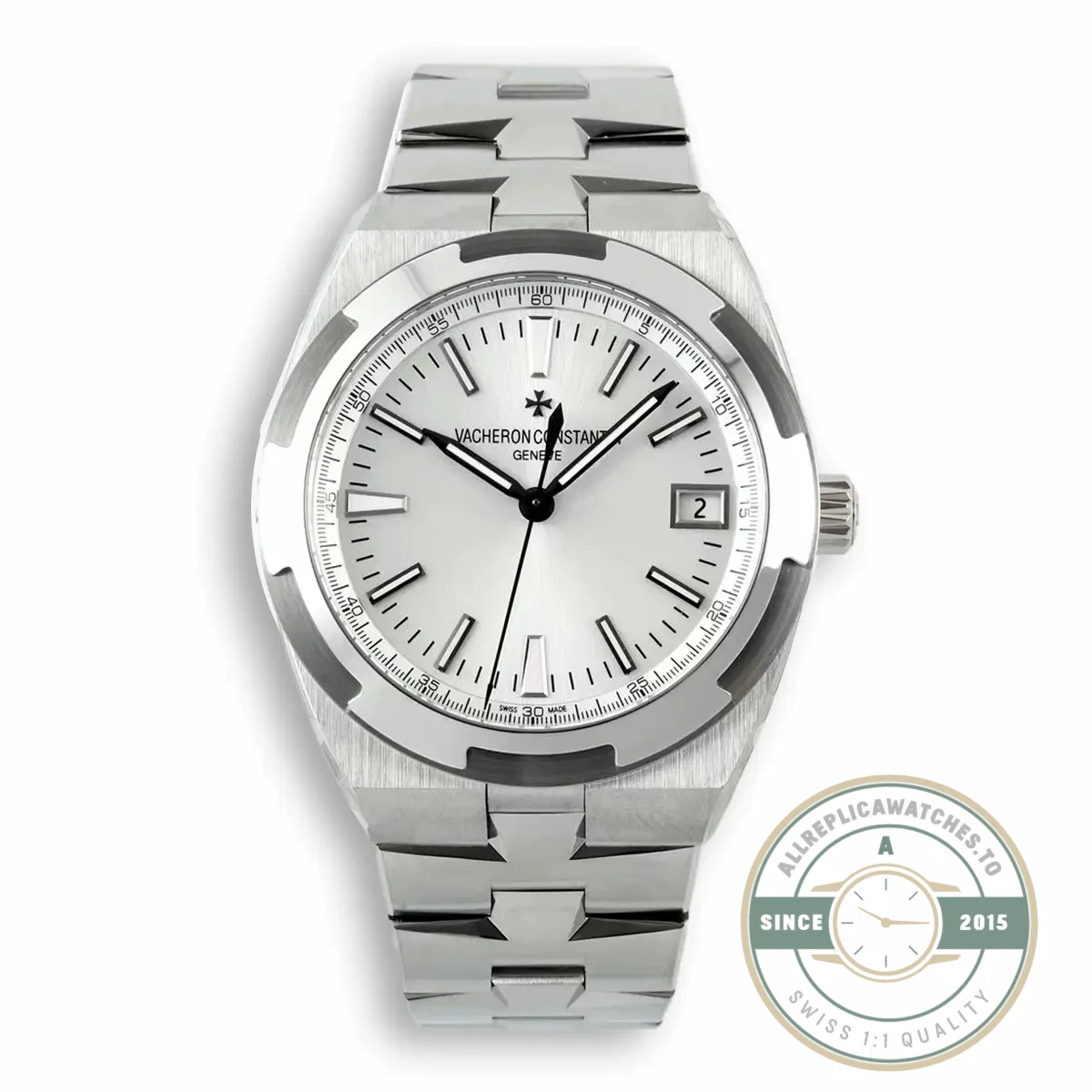 Replica Vacheron Constantin Overseas 4500V110A-B126 Silver - Top-Tier Swiss Replica Watch