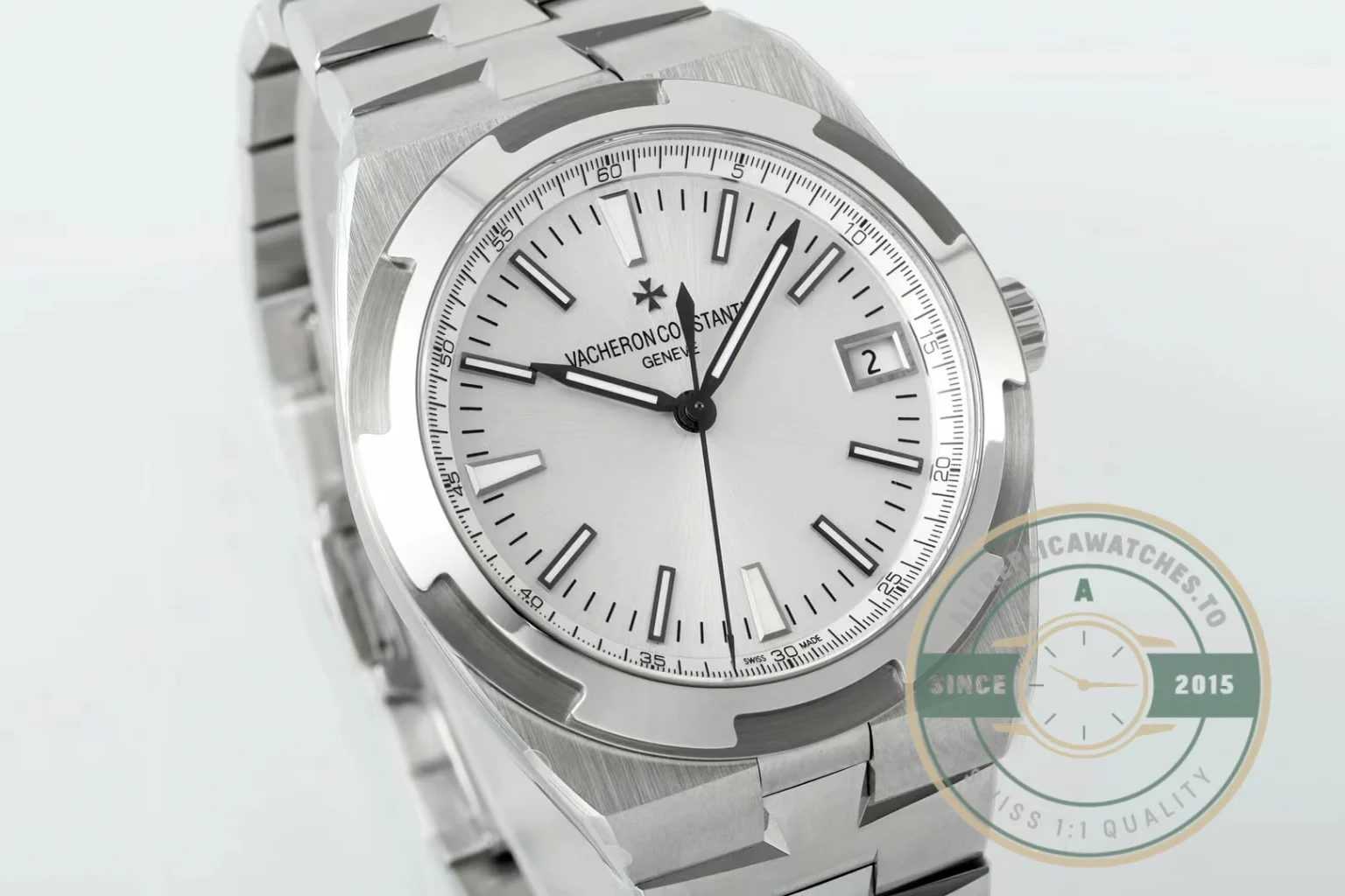 Replica Vacheron Constantin Overseas 4500V110A-B126 Silver - Swiss-Made Clone Watch