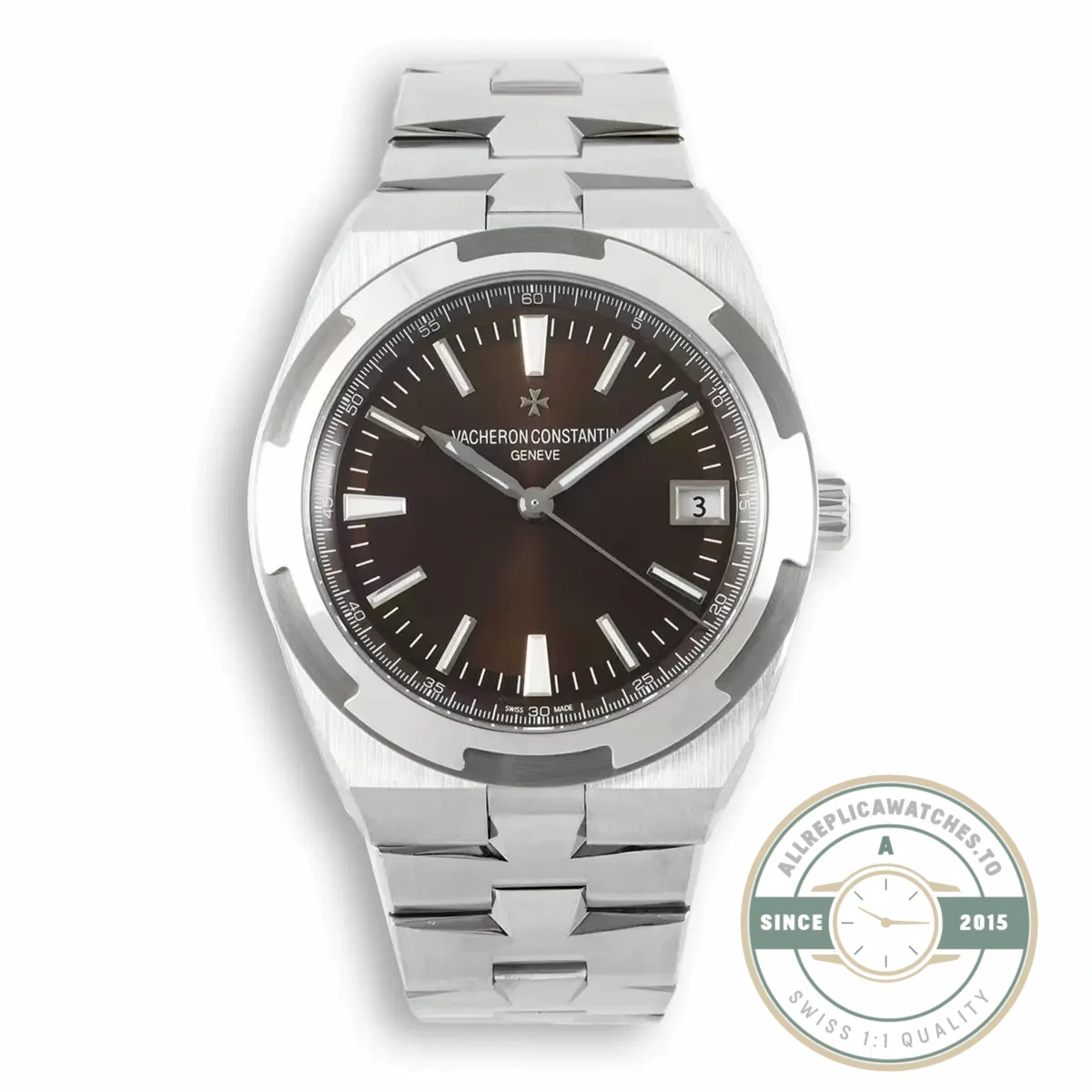 Replica Vacheron Constantin Overseas 4500V110A-B146 Brown Dial - Budget Luxury Replica Watch