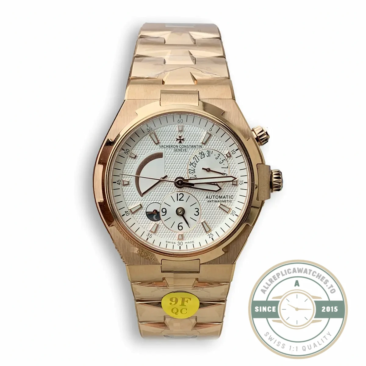 Replica Vacheron Constantin Overseas Dual Time 42mm 47450B01R-9404 White Dial - Swiss Movement Replica Watch