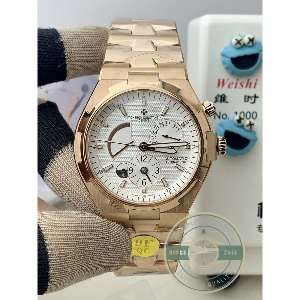 Replica Vacheron Constantin Overseas Dual Time 42mm 47450B01R-9404 White Dial - High-Grade Replica Watch