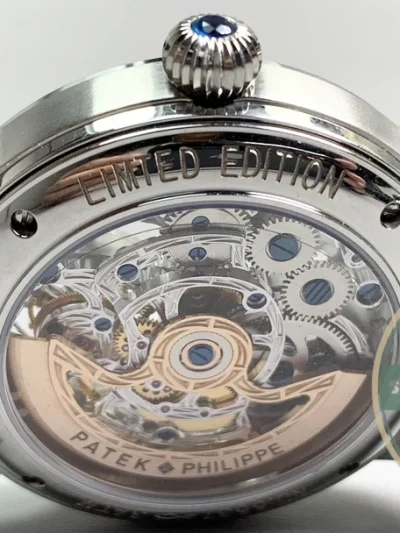 Super Clone Patek Philippe 5104P White Gold Skeleton Tourbillon - 1:1 Swiss Replica Watch