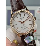 Superclone Calatrava Patek 6119R-001 Rose Gold 39mm Dial - Best Quality Replica Watch