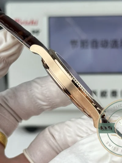 Superclone Calatrava Patek 6119R-001 Rose Gold 39mm Dial - Budget Luxury Replica Watch