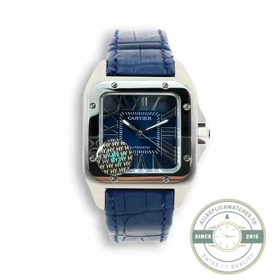 Superclone Cartier Santos De Cartier WSSA0030 Blue Dial - Top-Tier Swiss Replica Watch
