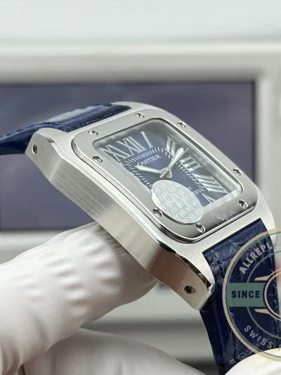 Superclone Cartier Santos De Cartier WSSA0030 Blue Dial - Budget Luxury Replica Watch