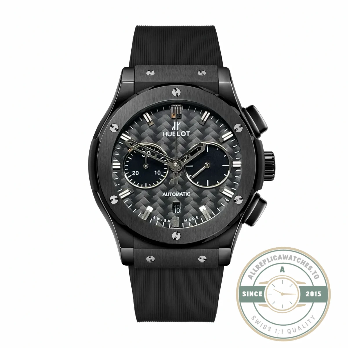 Superclone Hublot Classic Fusion Chronograph 521.CM.1770.RX Carbon Dial - Swiss-Made Clone Watch