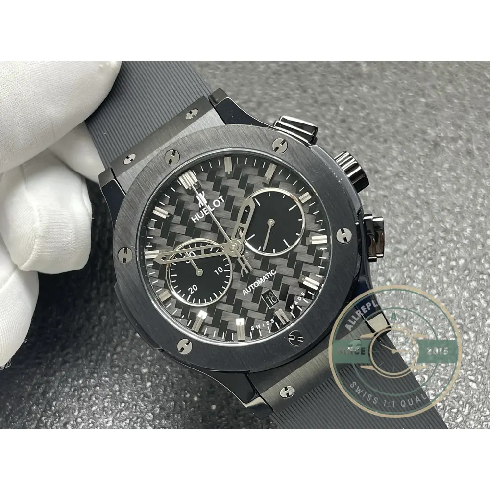 Superclone Hublot Classic Fusion Chronograph 521.CM.1770.RX Carbon Dial - Swiss-Made Clone Watch