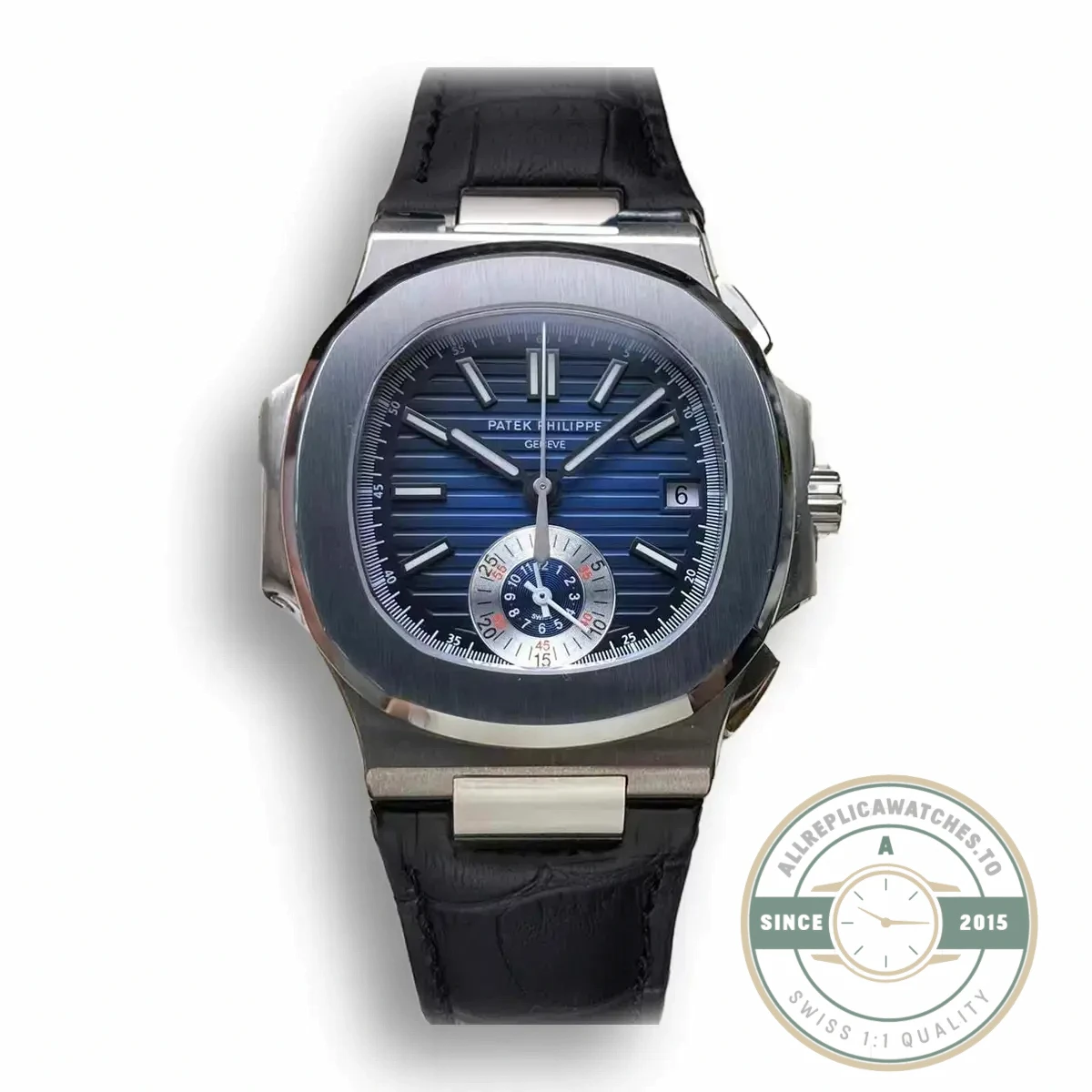 Superclone Nautilus 5980-5R White 40.5mm Blue Dial - Premium Super Clone Watch