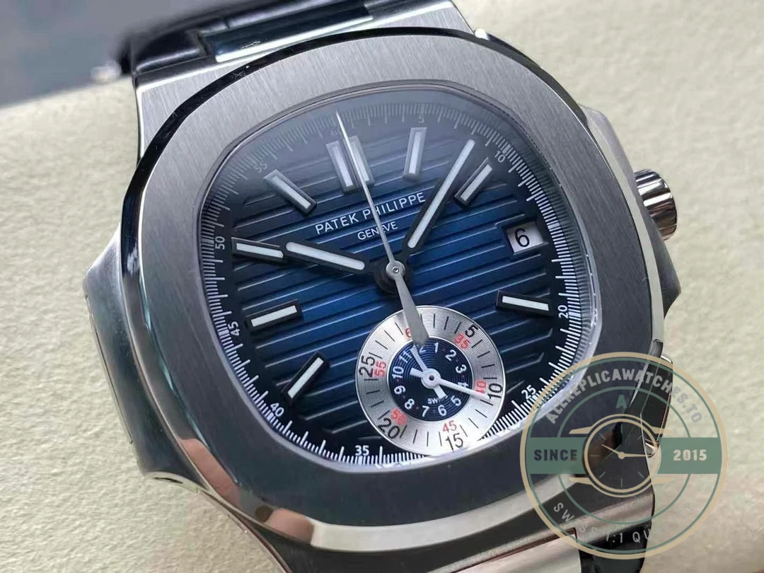 Superclone Nautilus 5980-5R White 40.5mm Blue Dial - Premium Super Clone Watch