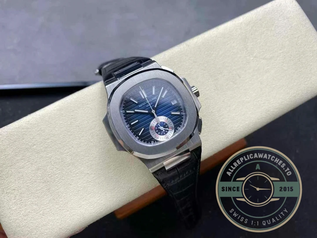 Superclone Nautilus 5980-5R White 40.5mm Blue Dial - Premium Super Clone Watch