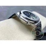 Superclone Nautilus 5980-5R White 40.5mm Blue Dial - Swiss Movement Replica Watch