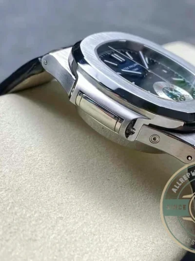 Superclone Nautilus 5980-5R White 40.5mm Blue Dial - Swiss Movement Replica Watch