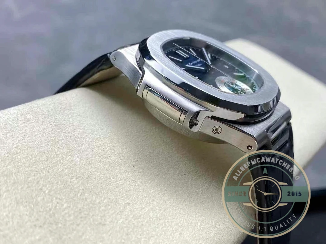 Superclone Nautilus 5980-5R White 40.5mm Blue Dial - Swiss Movement Replica Watch