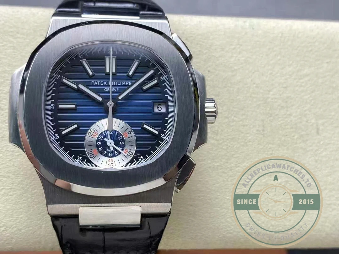 Superclone Nautilus 5980-5R White 40.5mm Blue Dial - Premium Super Clone Watch