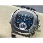 Superclone Nautilus 5980-5R White 40.5mm Blue Dial - Budget Luxury Replica Watch