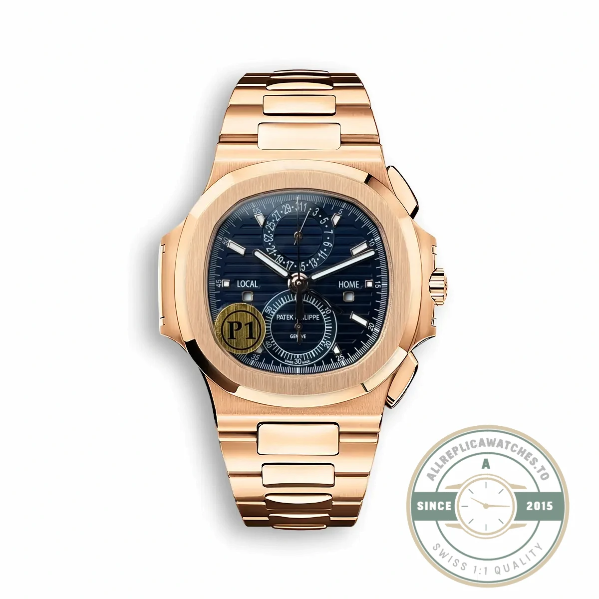 Superclone Nautilus 5990R-001 Travel Time 40.5mm Blue Dial - Factory Super Clone Watch