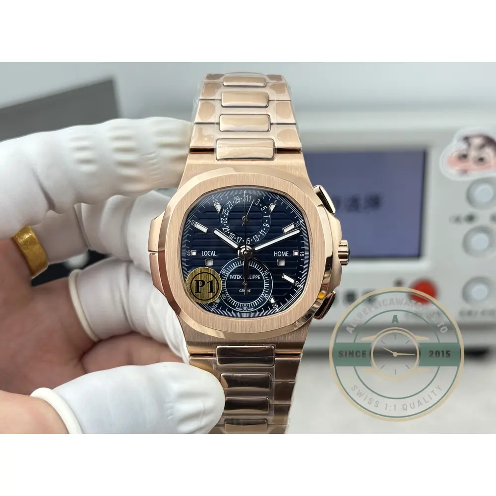 Superclone Nautilus 5990R-001 Travel Time 40.5mm Blue Dial - Factory Super Clone Watch