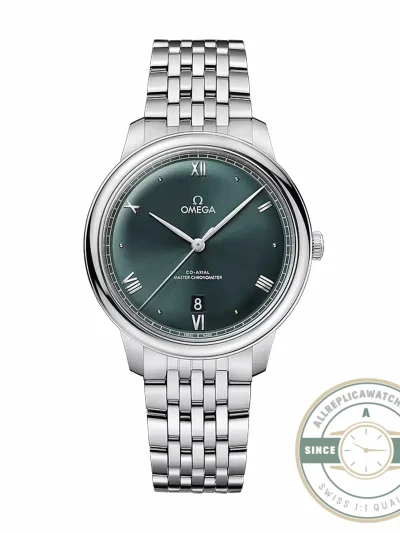Superclone Omega De Ville Prestige 40 mm, Green Dial 434.10.40.20.10.001 - 1:1 Swiss Replica Watch