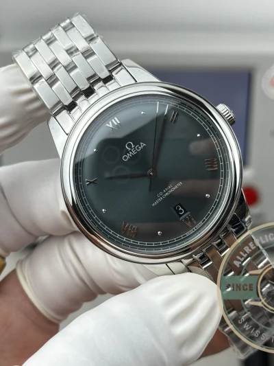 Superclone Omega De Ville Prestige 40 mm, Green Dial 434.10.40.20.10.001 - Luxury Replica Watch