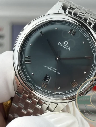 Superclone Omega De Ville Prestige 40 mm, Green Dial 434.10.40.20.10.001 - Affordable Luxury Replica Timepiece
