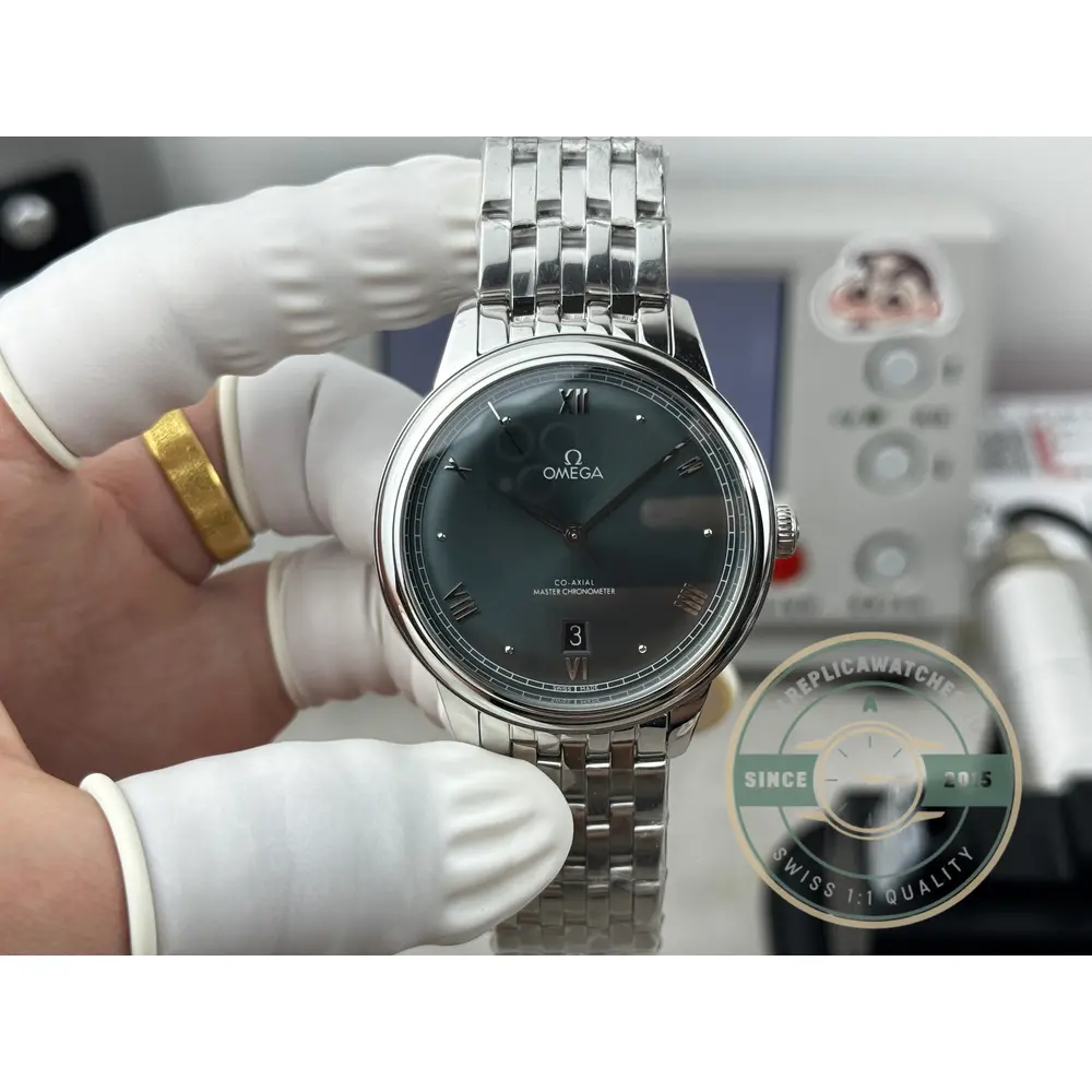Superclone Omega De Ville Prestige 40 mm, Green Dial 434.10.40.20.10.001 - Affordable Super Clone Watch