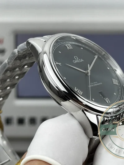 Superclone Omega De Ville Prestige 40 mm, Green Dial 434.10.40.20.10.001 - High-Grade Replica Watch