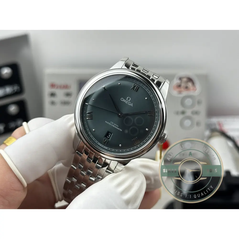 Superclone Omega De Ville Prestige 40 mm, Green Dial 434.10.40.20.10.001 - Factory Super Clone Watch