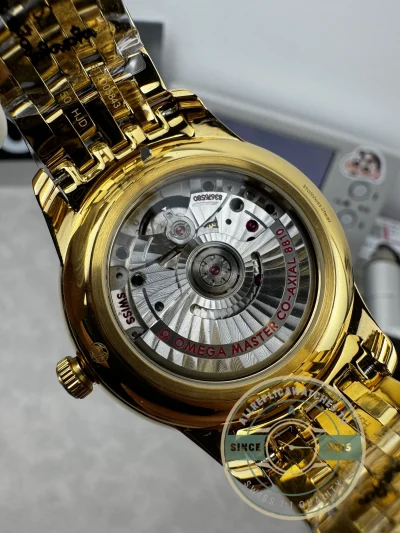 Superclone Omega De Ville Prestige 40mm, Yellow Gold, 434.20.41.21.09.001 - High-Grade Replica Watch