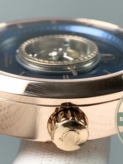 Superclone Omega De Ville Tourbillon 44mm Gold, 528.53.44.21.03.001 - Top-Tier Swiss Replica Watch