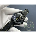 Omega Speedmaster Dark Side of the Moon Apollo 8 super clone, matte black with luminous indices dial