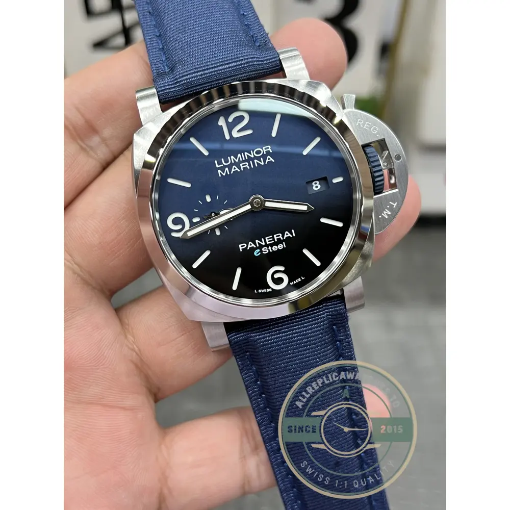 Superclone Panerai Luminor Pam1157 44mm Blue Dial - Premium Super Clone Watch