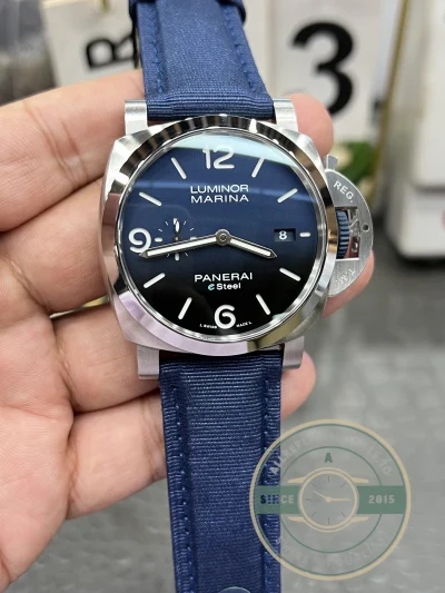 Superclone Panerai Luminor Pam1157 44mm Blue Dial - Top-Tier Swiss Replica Watch