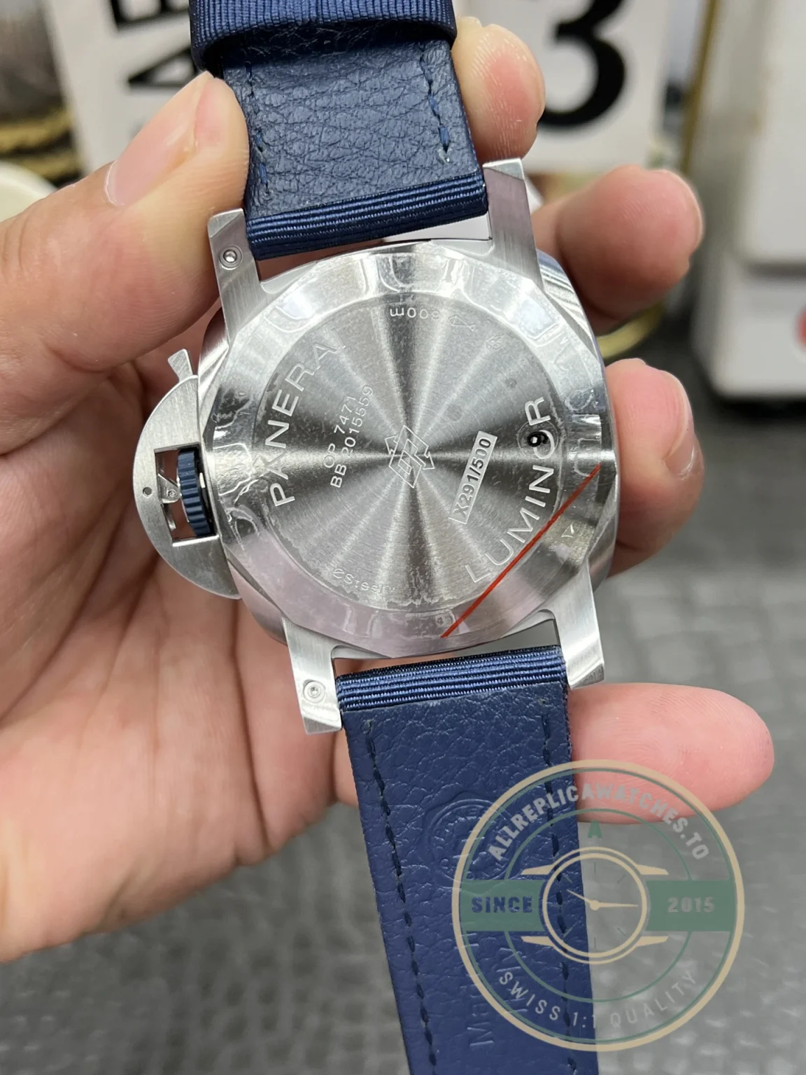 Superclone Panerai Luminor Pam1157 44mm Blue Dial - Best Quality Replica Watch