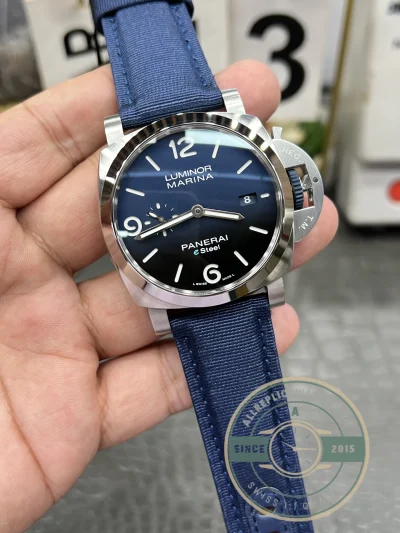 Superclone Panerai Luminor Pam1157 44mm Blue Dial - Affordable Luxury Replica Timepiece