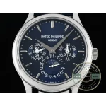 Superclone Patek Complication 5140R-014 White Gold 37.2mm Blue Dial - Affordable Super Clone Watch