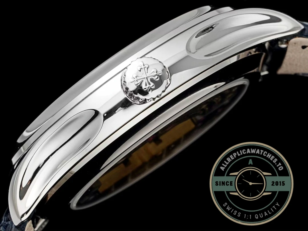 Superclone Patek Complication 5140R-014 White Gold 37.2mm Blue Dial - Swiss-Made Clone Watch