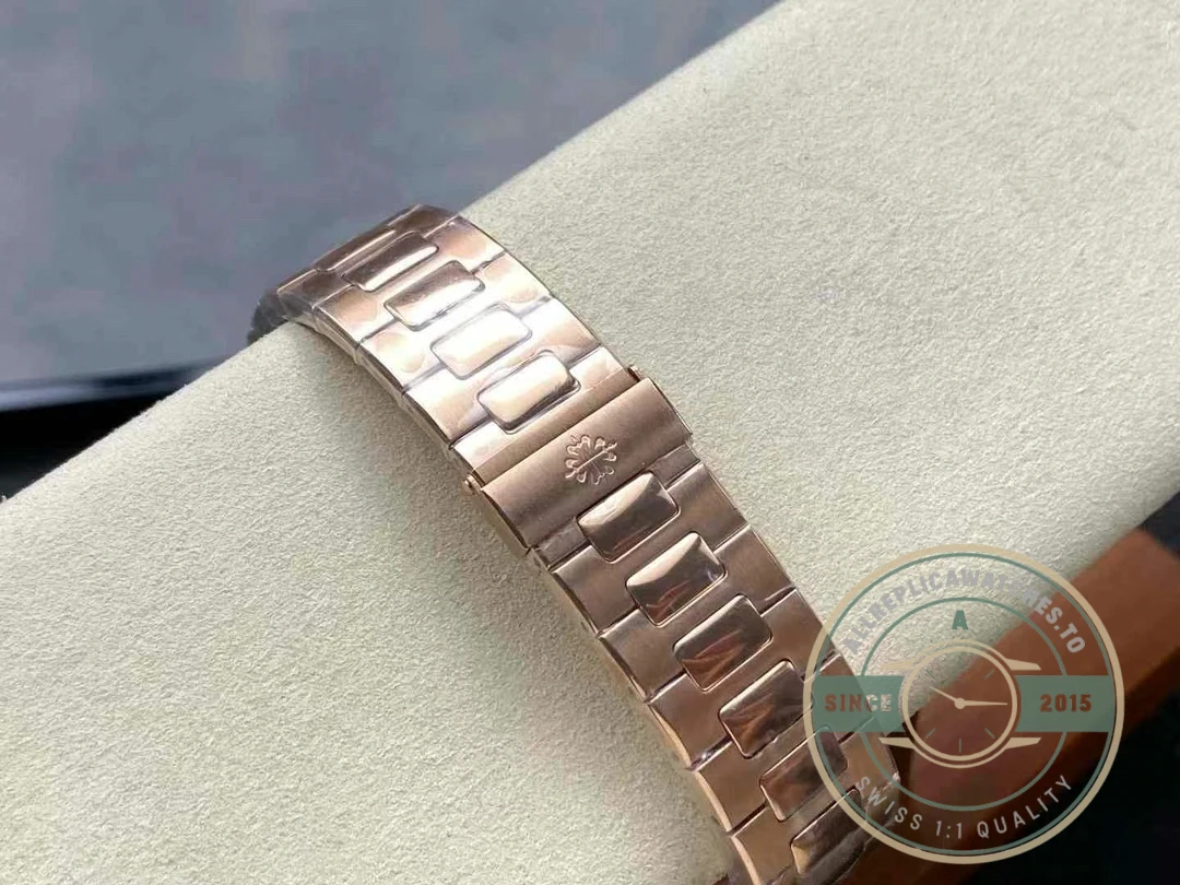 Superclone Patek Nautilus 5980-7R Rose Gold 40.5mm Brown Dial - Affordable Super Clone Watch