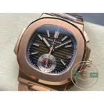 Superclone Patek Nautilus 5980-7R Rose Gold 40.5mm Brown Dial - Swiss-Made Clone Watch