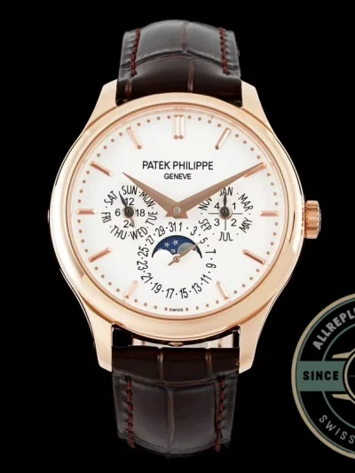 Superclone Patek Philippe Complication 5140R-011 Calendar Rose Gold 37.2mm - Affordable Luxury Replica Timepiece