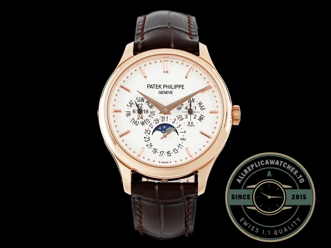 Superclone Patek Philippe Complication 5140R-011 Calendar Rose Gold 37.2mm - Affordable Luxury Replica Timepiece