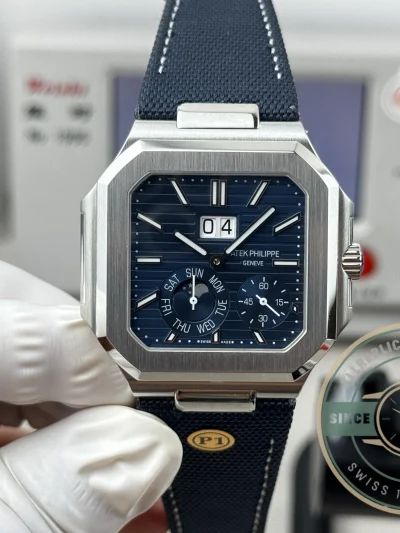 Superclone Patek Philippe Cubitus 5822P-001 Blue Dial - Affordable Luxury Replica Timepiece