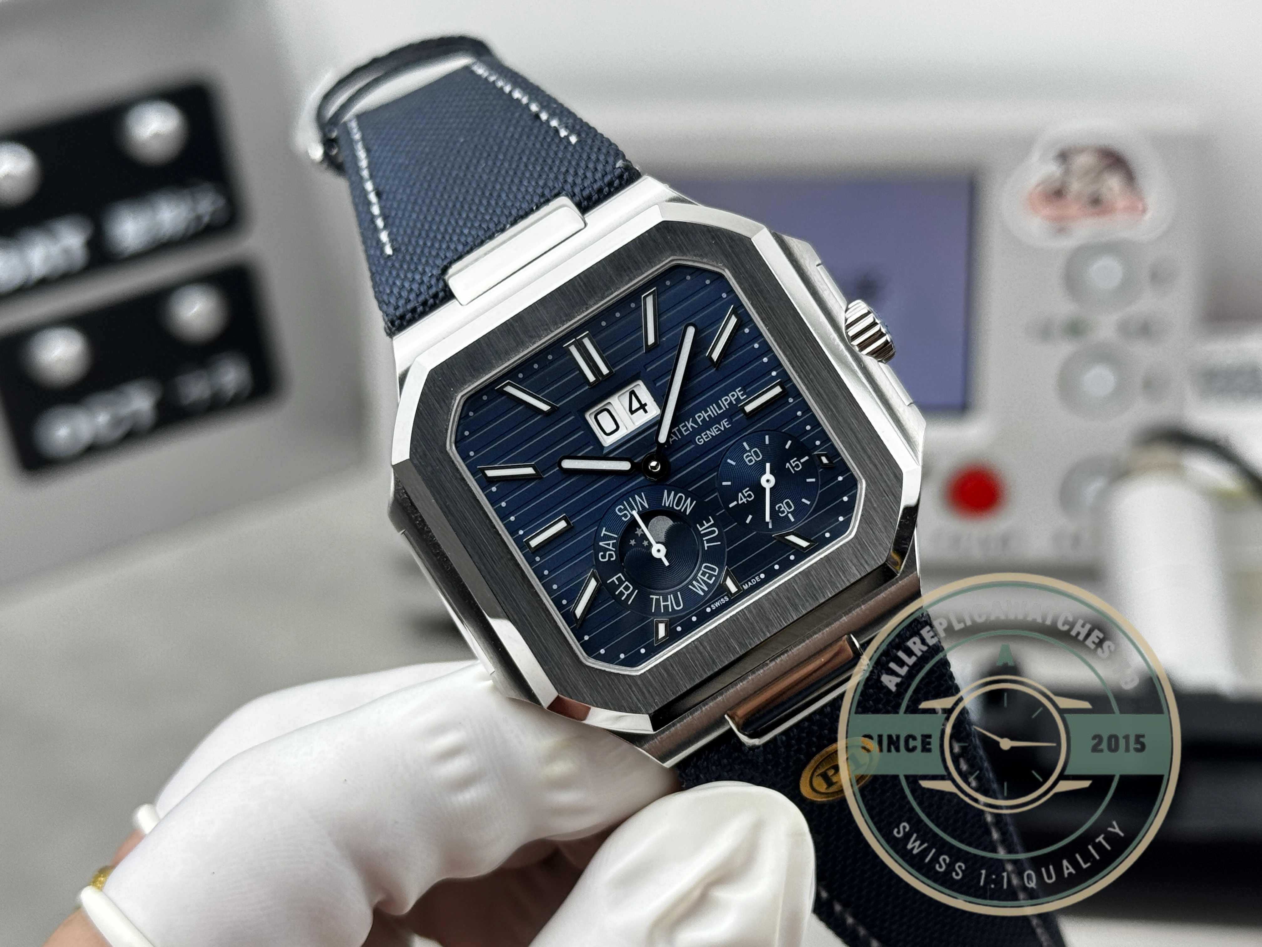 Superclone Patek Philippe Cubitus 5822P-001 Blue Dial - Premium Super Clone Watch
