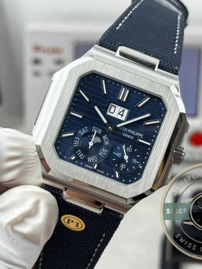 Superclone Patek Philippe Cubitus 5822P-001 Blue Dial - Swiss-Made Clone Watch