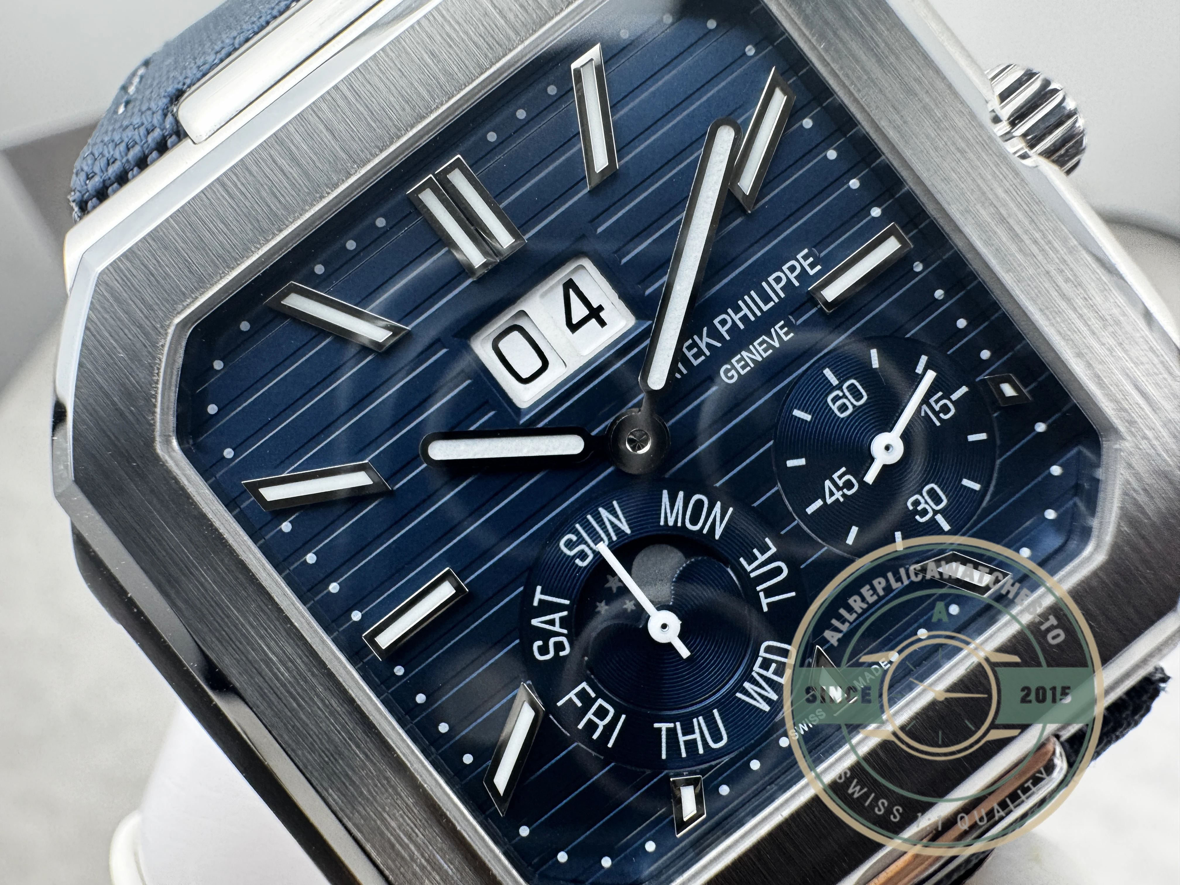 Superclone Patek Philippe Cubitus 5822P-001 Blue Dial - Best Quality Replica Watch