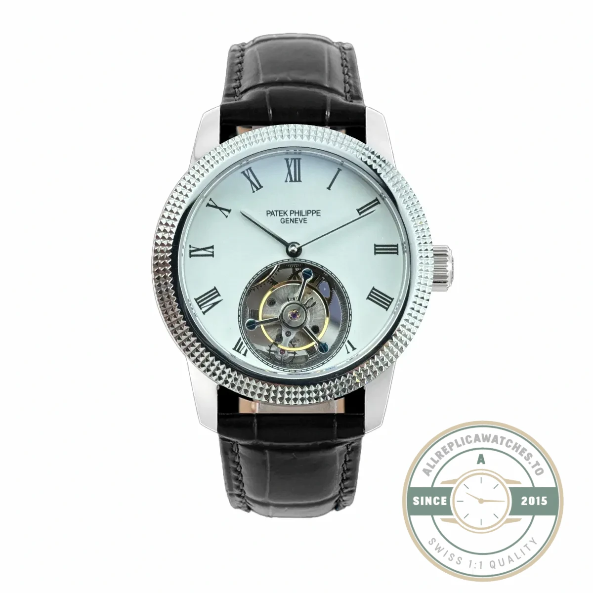 Superclone Patek Philippe Grand Complications 42mm Tourbillon White Dial - Swiss Movement Replica Watch