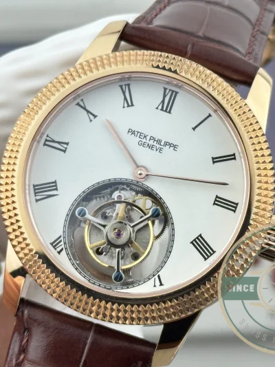 Superclone Patek Philippe Grand Complications 42mm Tourbillon White Dial - High-Grade Replica Watch