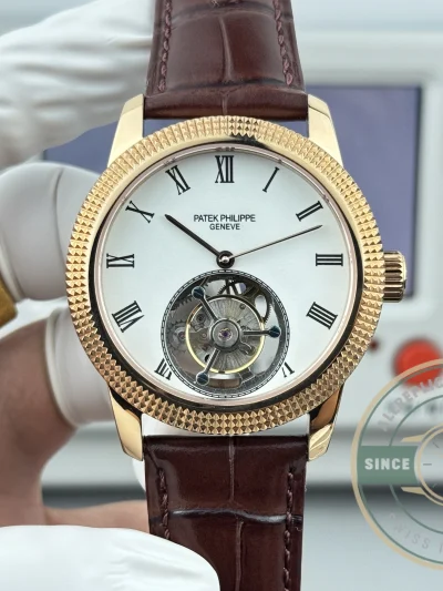 Superclone Patek Philippe Grand Complications 42mm Tourbillon White Dial - Luxury Replica Watch