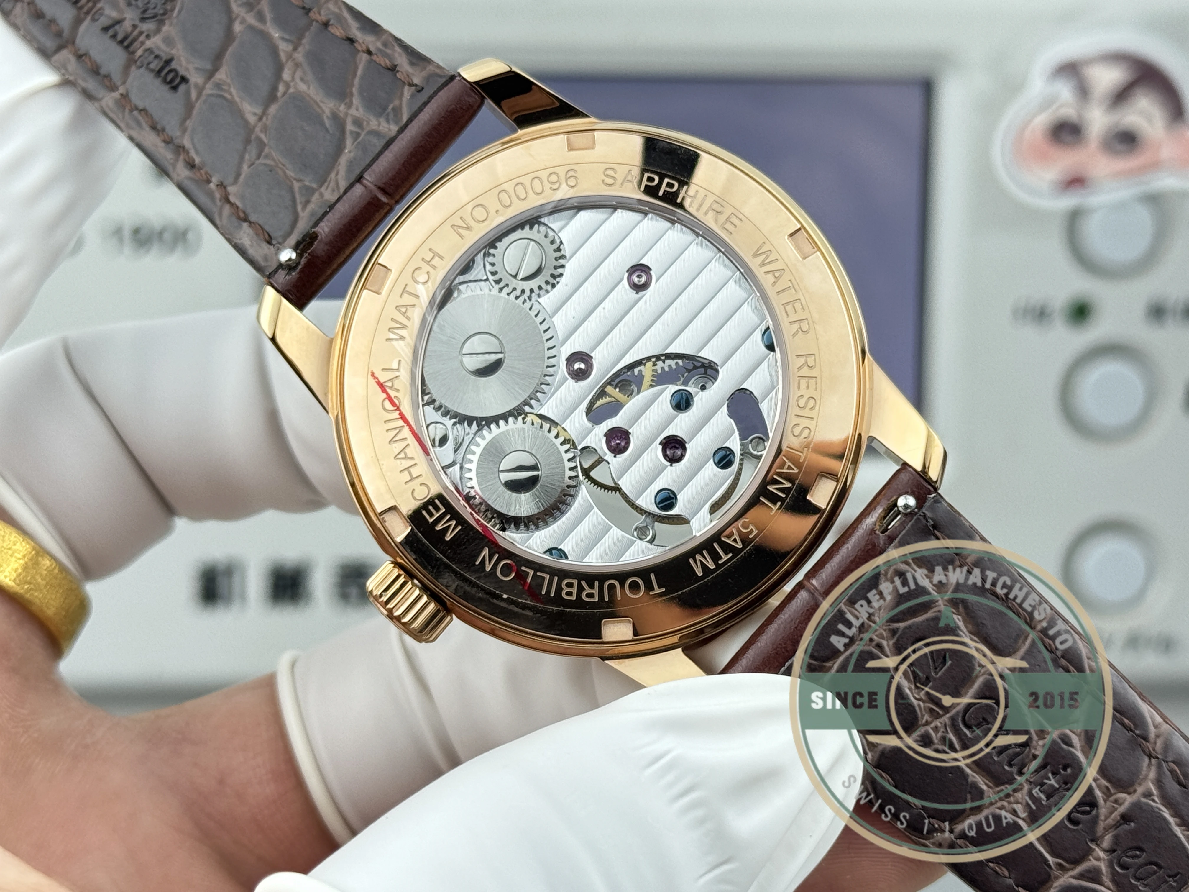 Superclone Patek Philippe Grand Complications 42mm Tourbillon White Dial - High-Grade Replica Watch